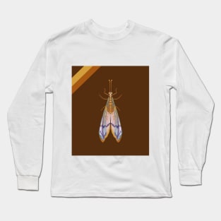 Colorful butterfly digital drawing Long Sleeve T-Shirt